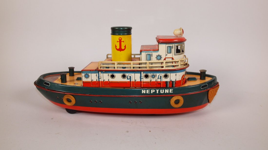 Neptune tug boat battery operated toy: Neptune tug boat battery operated toy