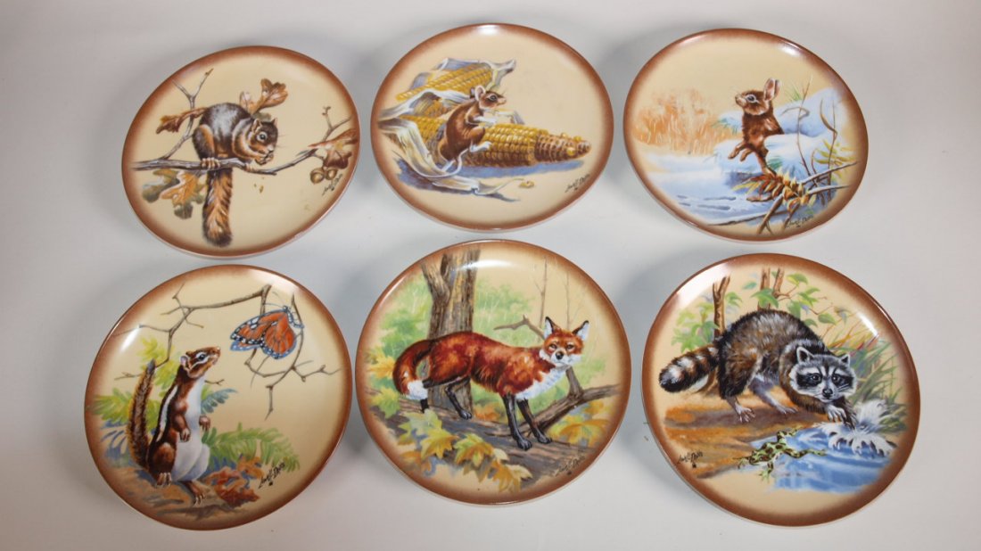Lowell Davis "The Little Critters" set of 6 plates 7: Lowell Davis "The Little Critters" set of 6 plates 7 3/4"