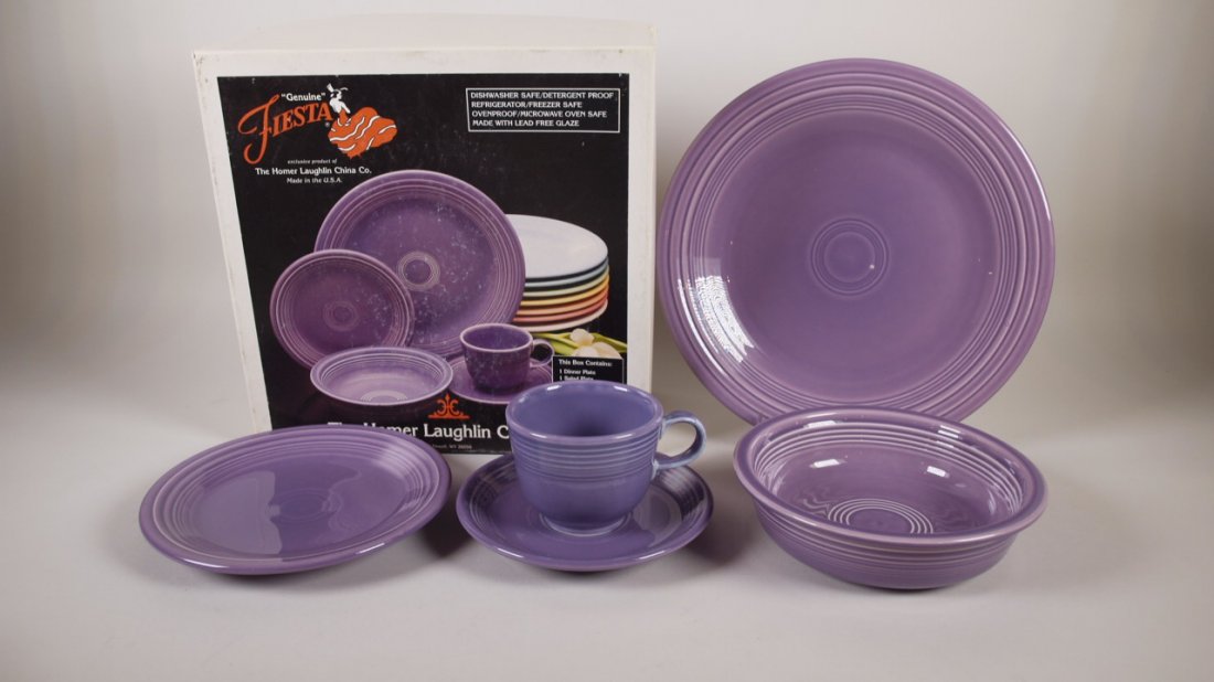Fiesta Post 86 lilac 5 pc place setting with original (1 of 1)