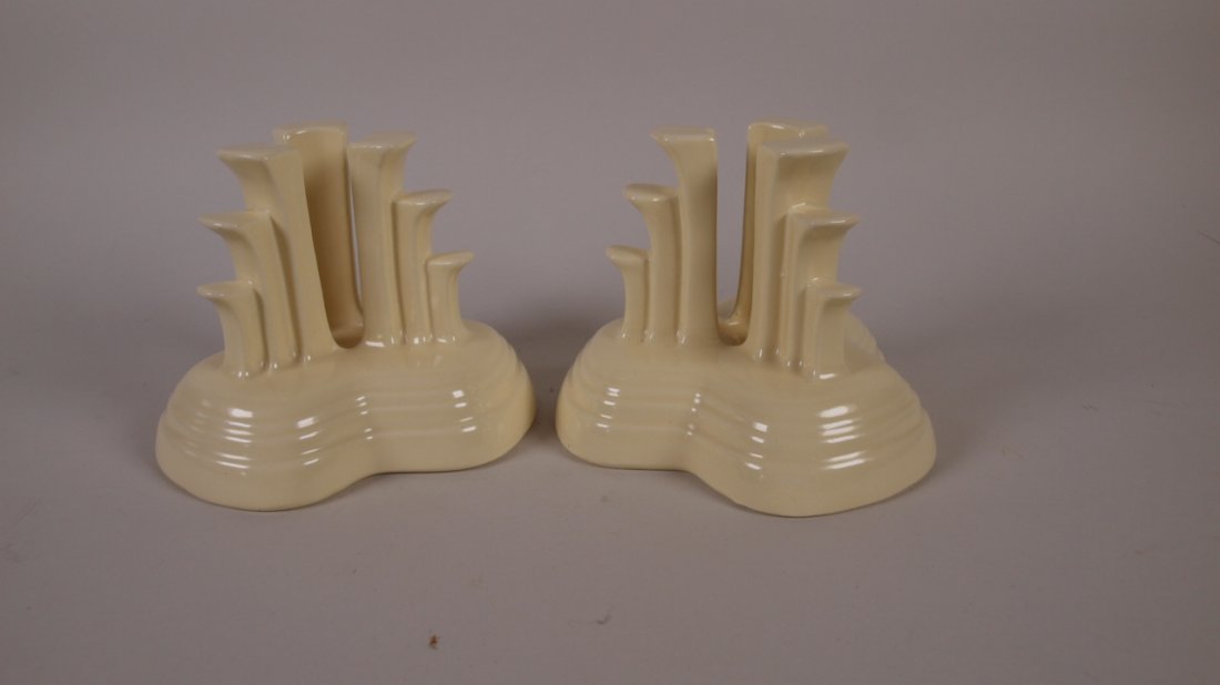 Fiesta tripod candle holder, pair ivory (1 of 1)