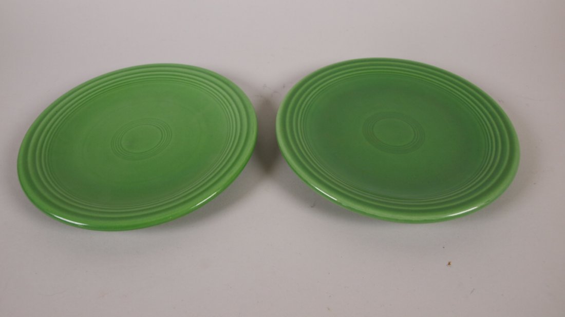 Fiesta 6" plate group, 2 medium green (1 of 1)