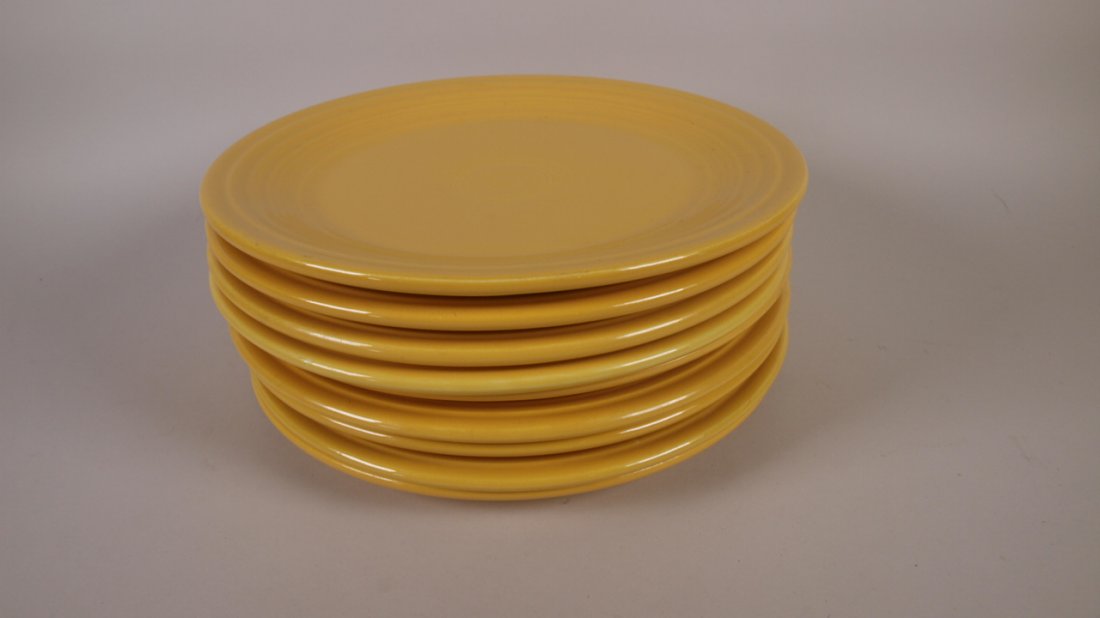 Fiesta 9" plate group, 9 yellow (1 of 1)