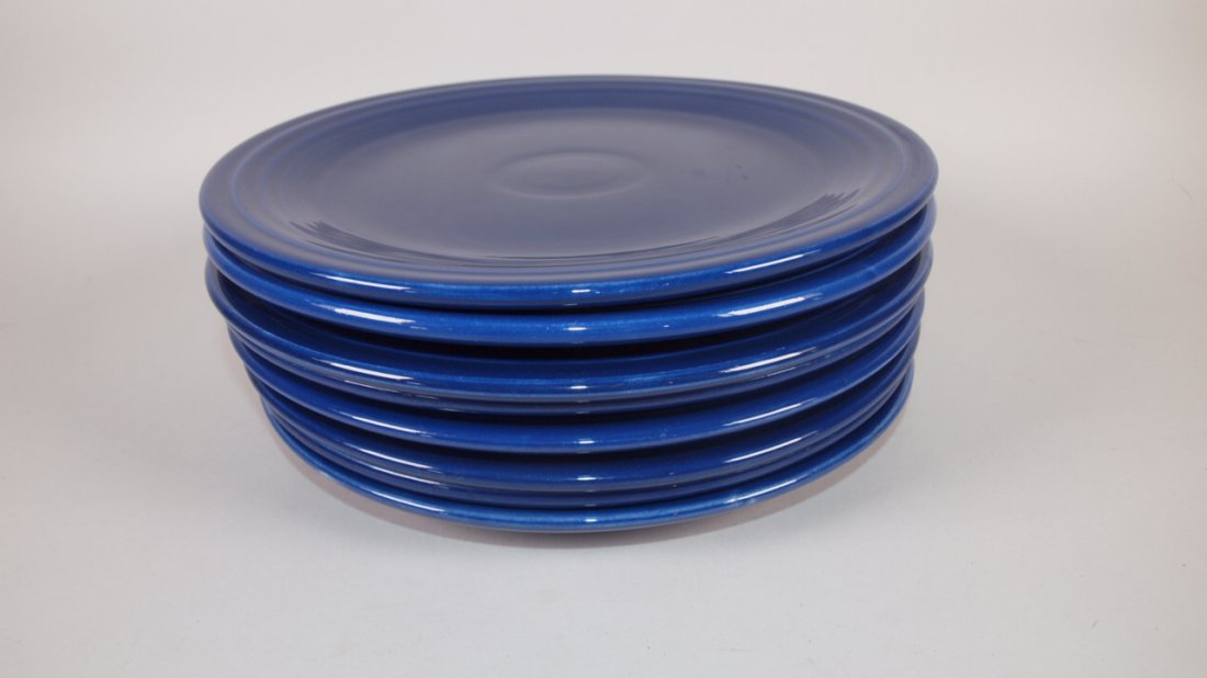 Fiesta 9" plate group, 8 cobalt (1 of 1)