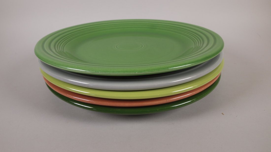 Fiesta 10" plate group, 5 - 50's colors (1 of 1)