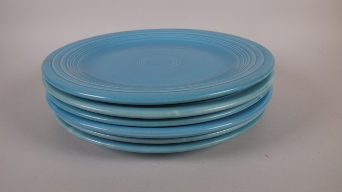 Fiesta 10" plate group, 6 turquoise (1 of 1)