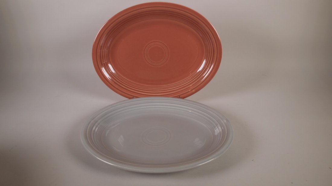 Fiesta platters, rose & gray (1 of 1)