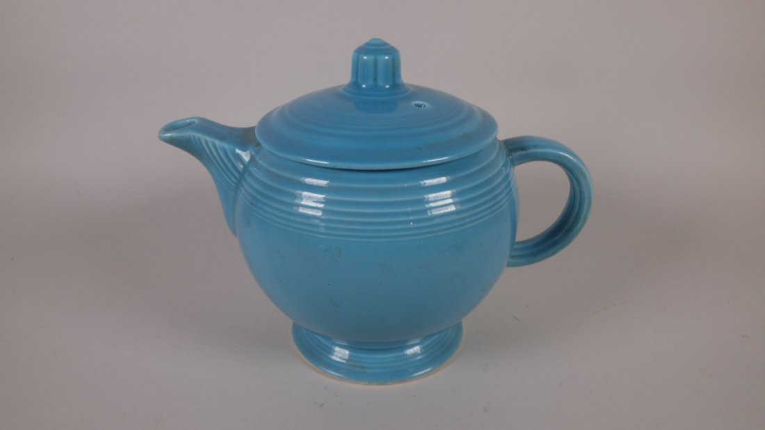 Fiesta medium teapot, turquoise (1 of 1)