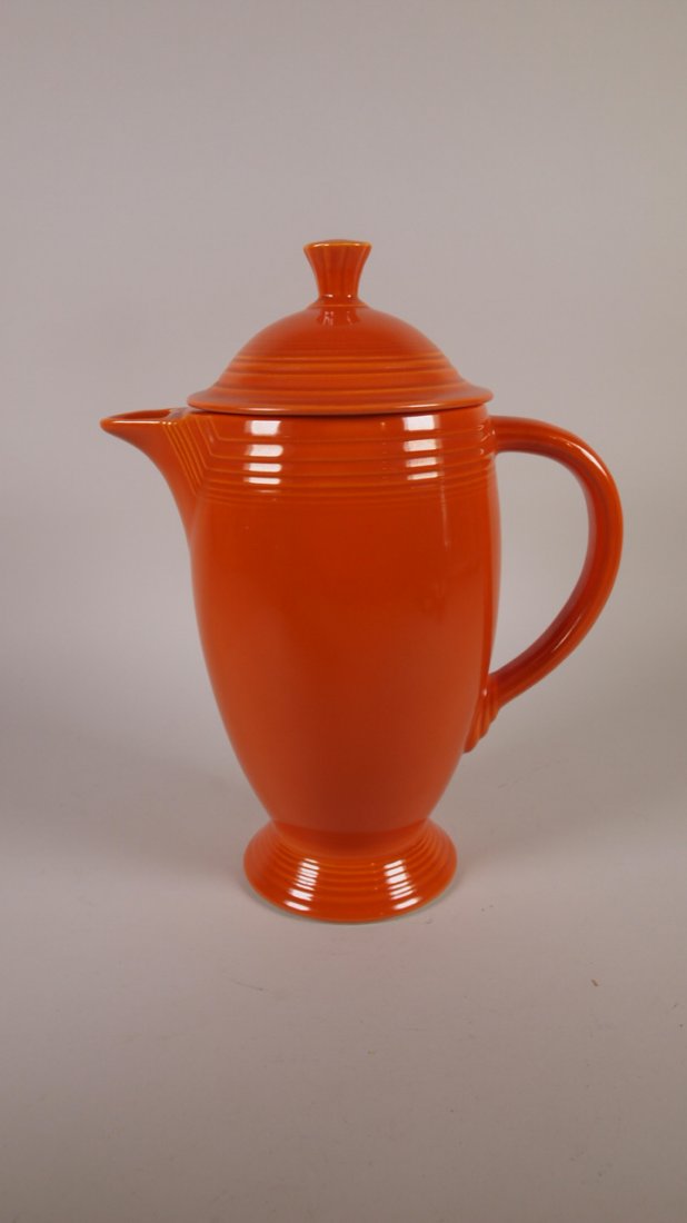 Fiesta coffee pot, red (1 of 1)
