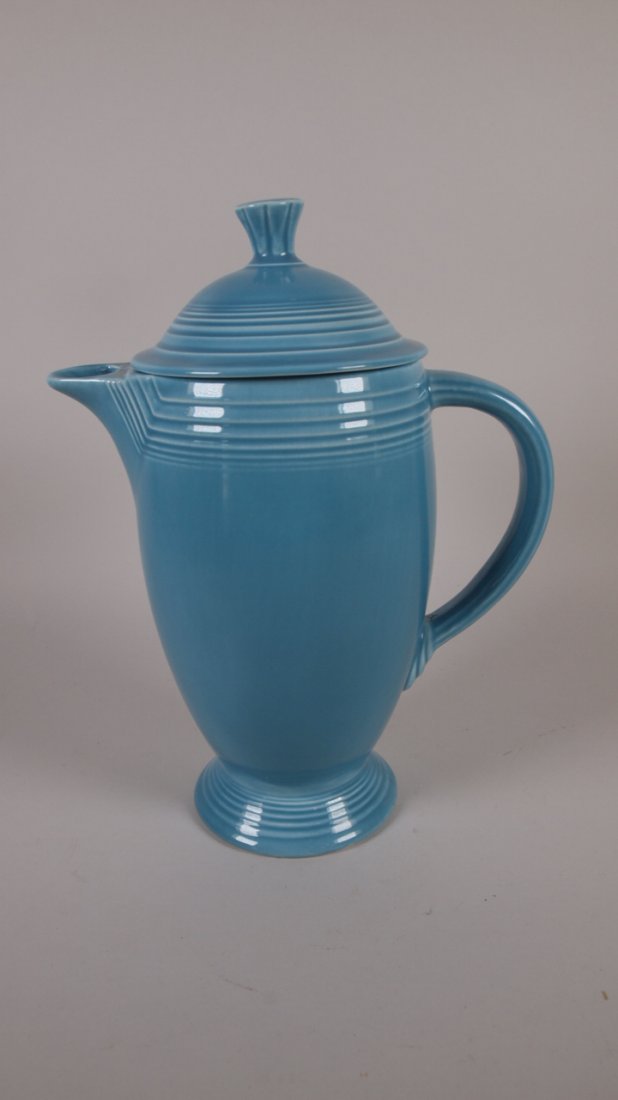 Fiesta coffee pot, turquoise (1 of 1)