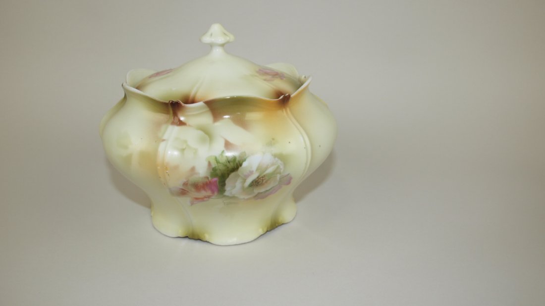 RS Prussia cracker jar with floral motif (1 of 1)