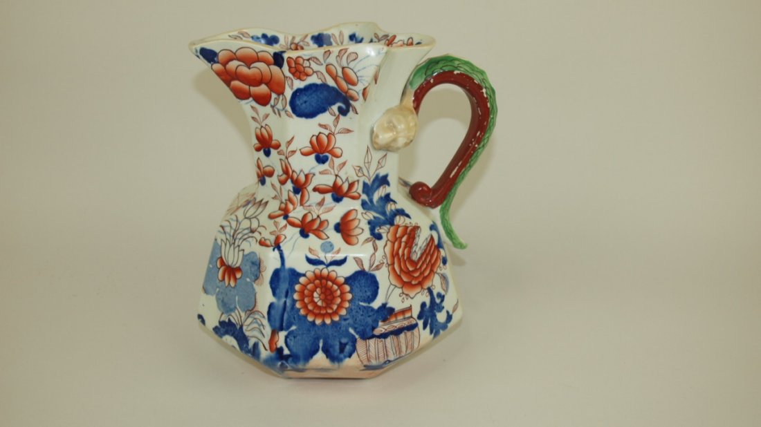 Mason's Ironstone large dragon handled pitcher, 9 1/2" (1 of 1)
