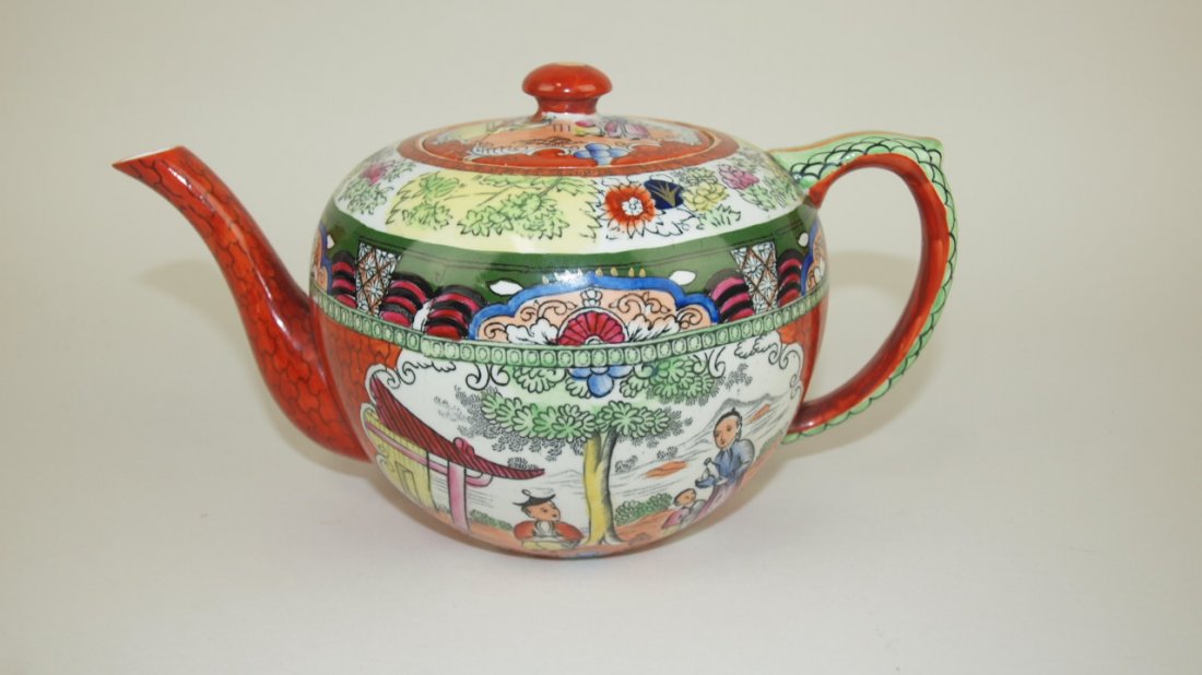 Mason's Ironstone Chinoiserie teapot, 4 1/2" (1 of 1)