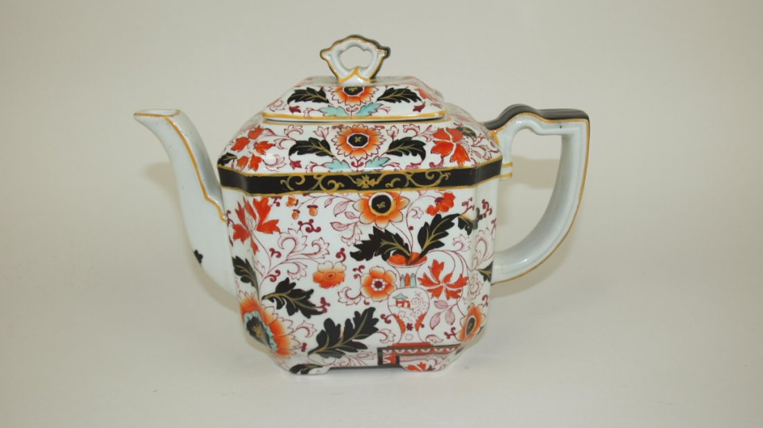 Ashworth Ironstone teapot, 6 1/4" (1 of 1)