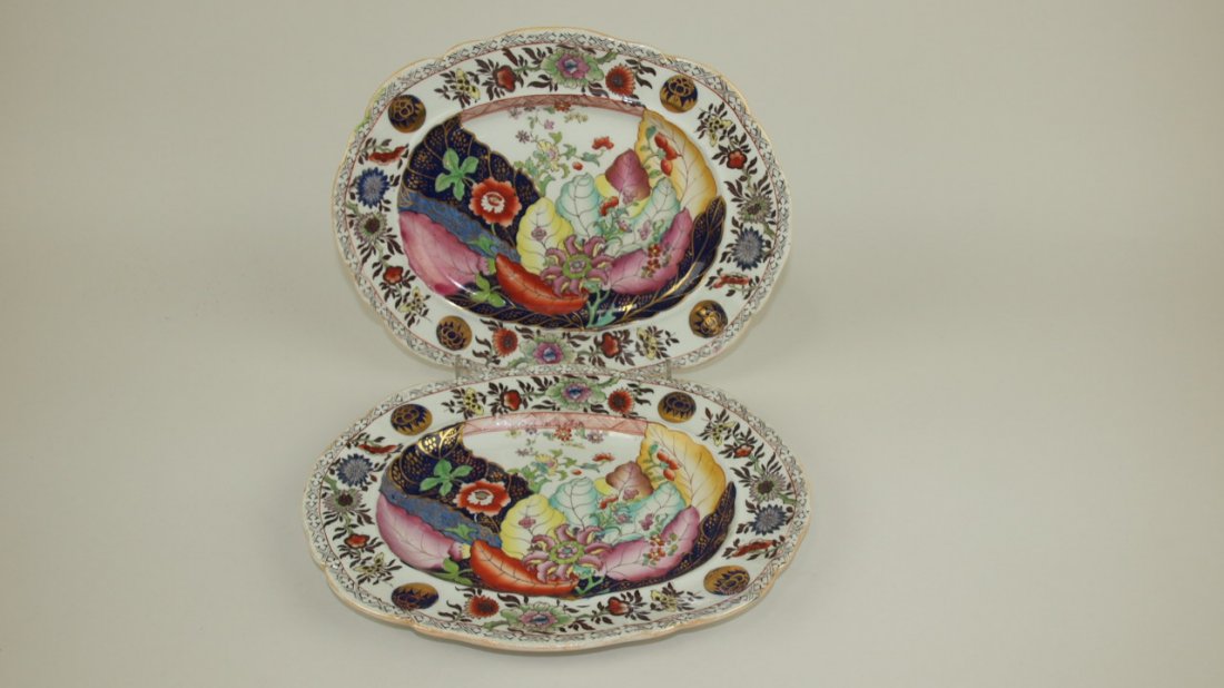 Mason's Ironstone pair of platters, 11": Mason's Ironstone pair of platters, 11"