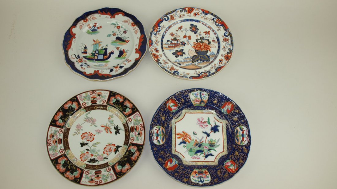 Ironstone lot of 4 plates (1 of 1)