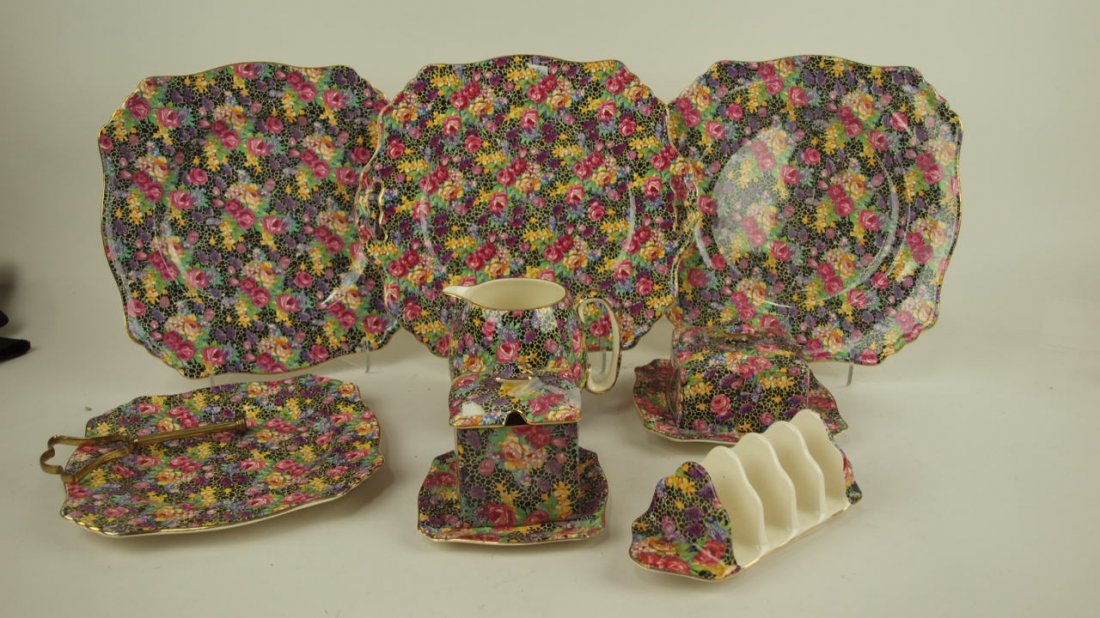 Royal Winton Chintz "Hazel" lot of 8 pieces: 2-9 3/4" (1 of 1)