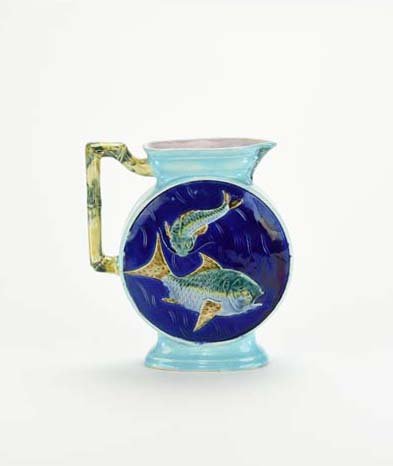 A Holdcroft Majolica ‘Fishes’ Pitcher c.1875 The (1 of 1)