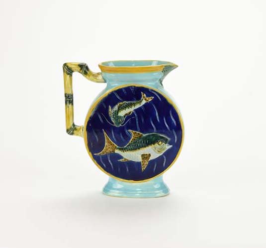 A Holdcroft Majolica ‘Fishes’ Pitcher c.1875 The (1 of 1)