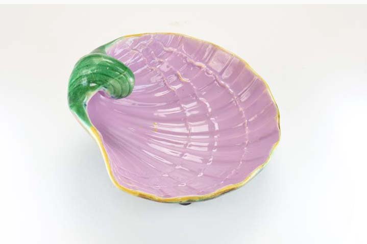 A Rare George Jones Majolica Shell Dish c.1875 Modelled (1 of 2)