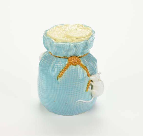 A Very Rare and Charming Brownfield Majolica ‘Peek (1 of 5)