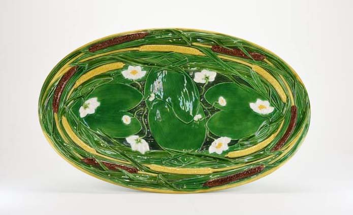A Large and Impressive Minton Majolica ‘Lily Pad and (1 of 4)