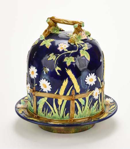 A George Jones Majolica ‘Picket Fence and Daisy’ Full (1 of 5)