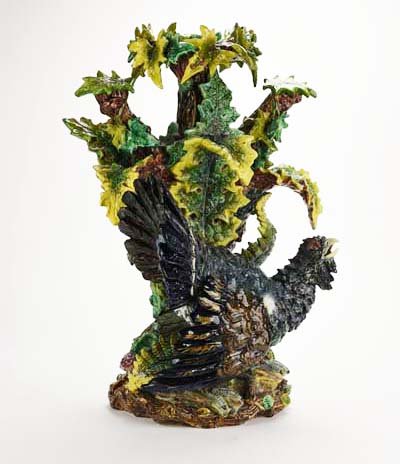 A Magnificent and Rare Hugo Lonitz Turkey Jardiniere (1 of 7)