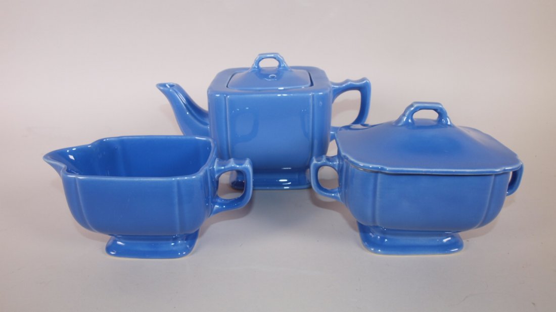 Fiesta Riviera mauve blue, 3 piece tea set (1 of 1)