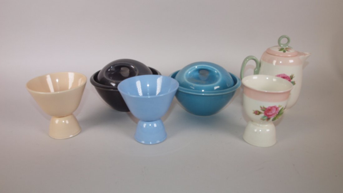 Fiesta HLC lot of 6 assorted wares:  2 Epicure sugars, (1 of 1)