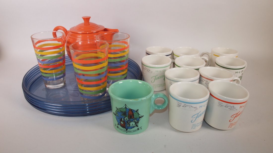 Fiesta Post 86 lot of 10 mugs, plasticware and another (1 of 1)