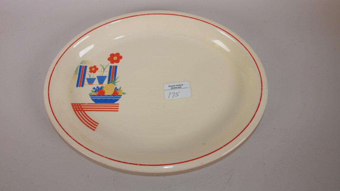Kitchen Kraft oven serve platter with floral decal (1 of 1)