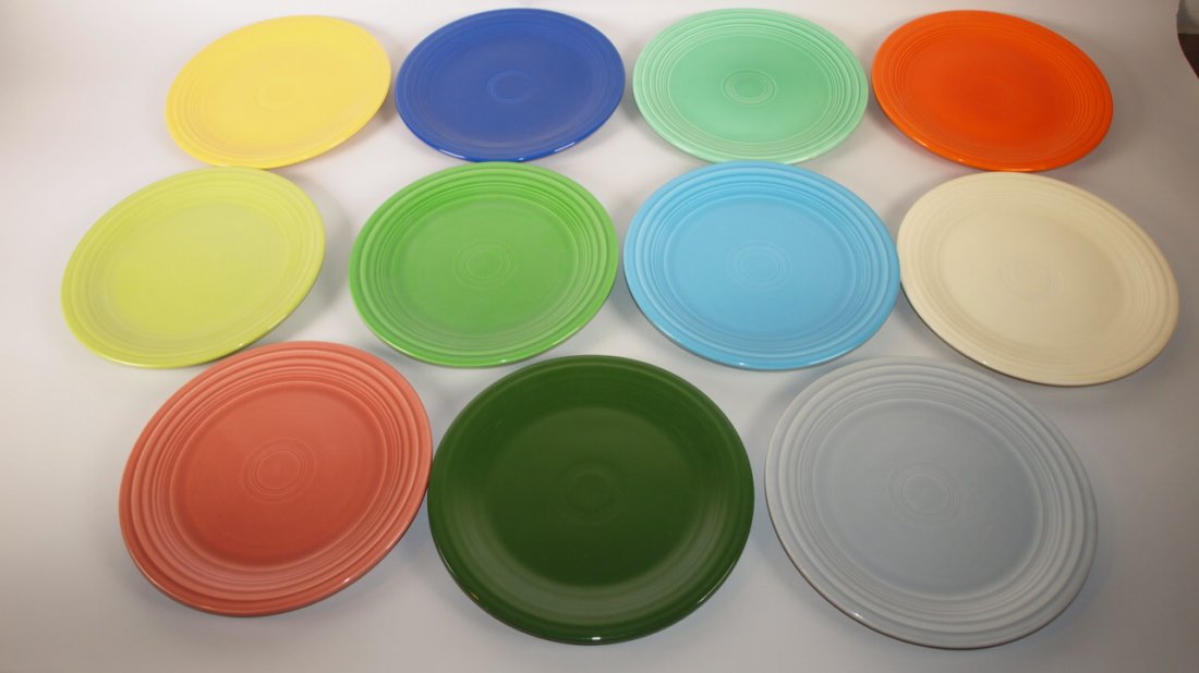 Fiesta 9" plate group, all 11 colors (1 of 1)