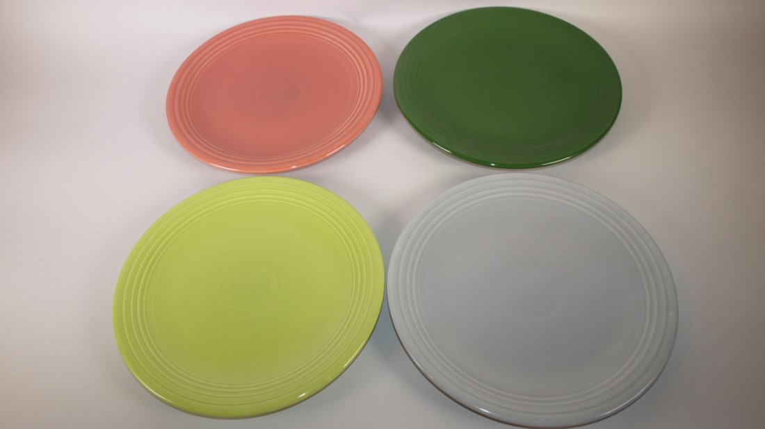 Fiesta 13" chop plate, gray, chartreusse, rose, & dark (1 of 1)