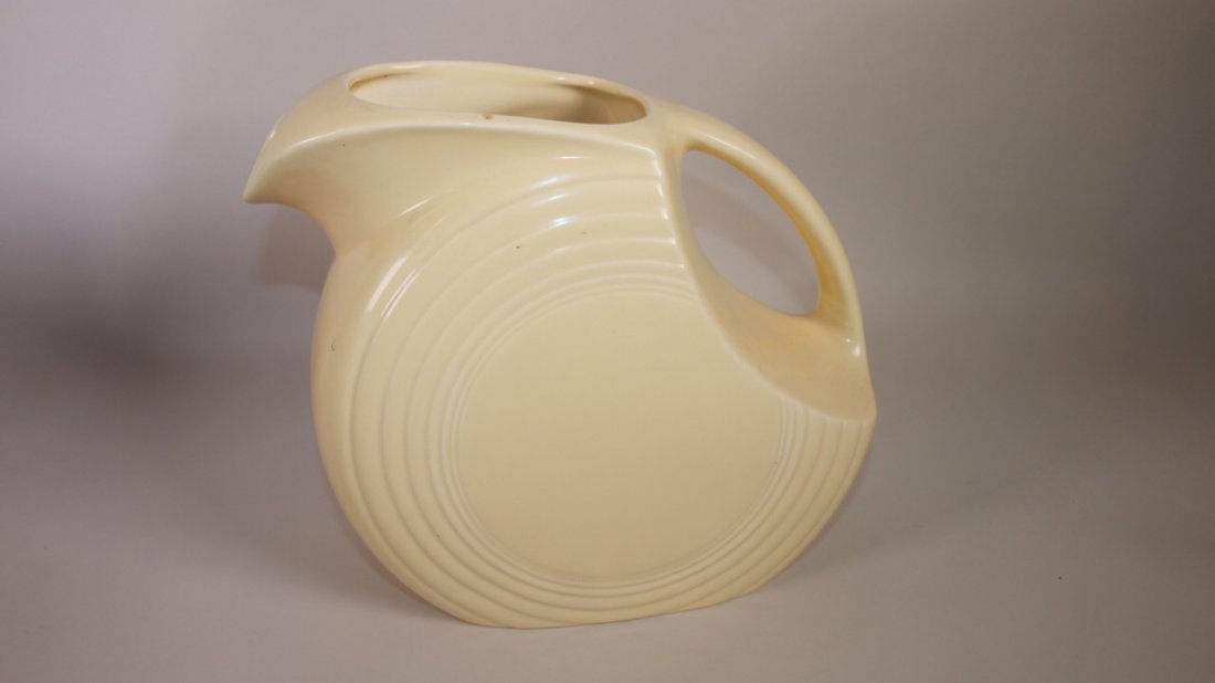 Fiesta disk water pitcher, ivory (1 of 1)