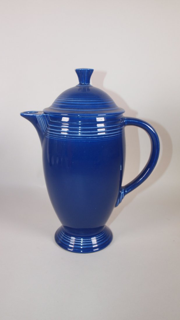 Fiesta coffee pot, cobalt (1 of 1)
