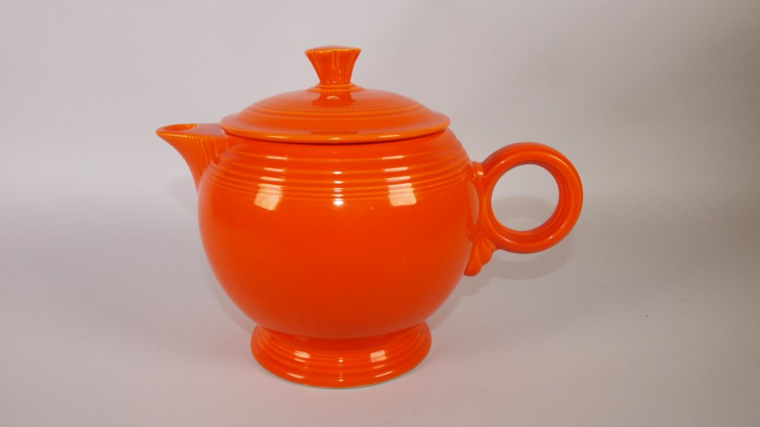 Fiesta large teapot, red (1 of 1)