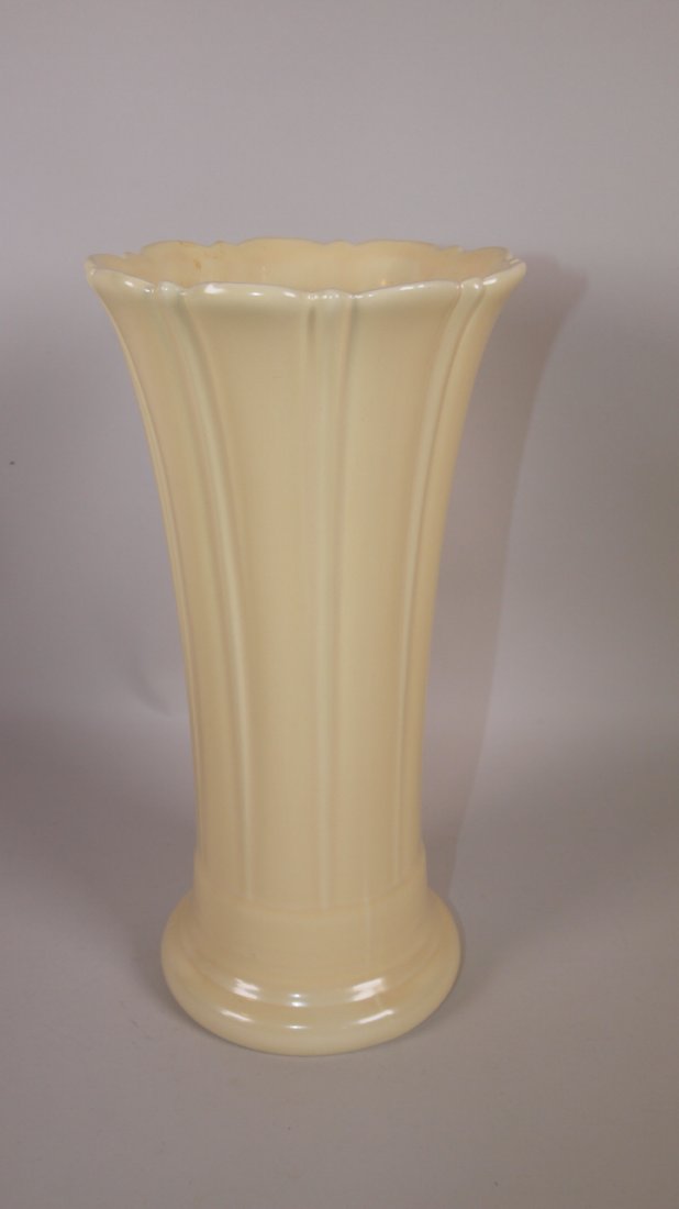 Fiesta 10" flower vase, ivory (1 of 1)