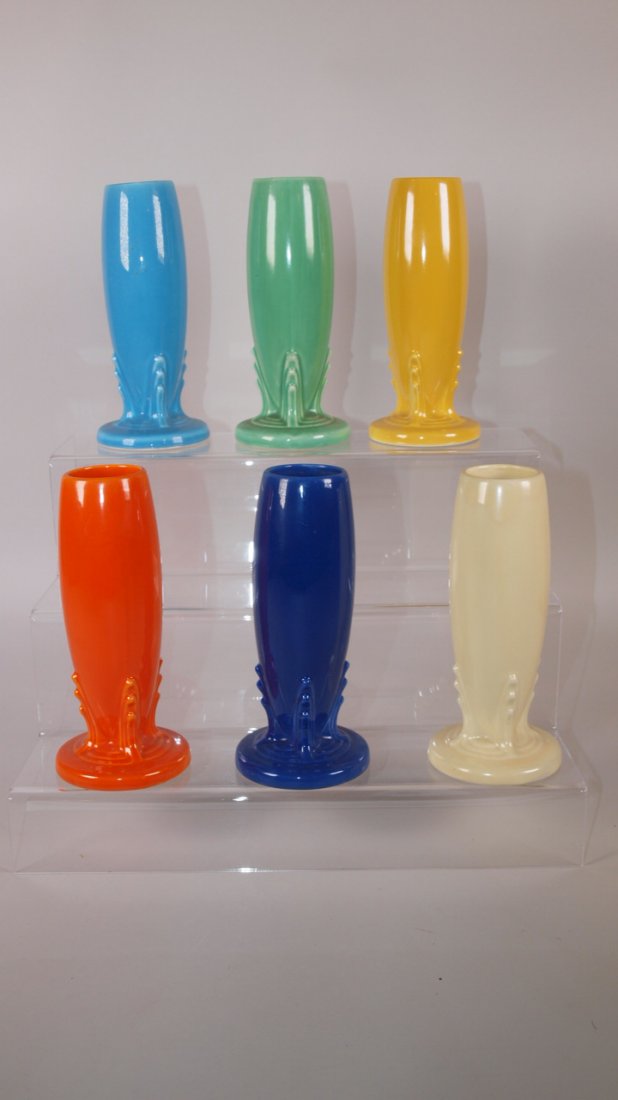 Fiesta bud vase group, all 6 original colors (1 of 1)