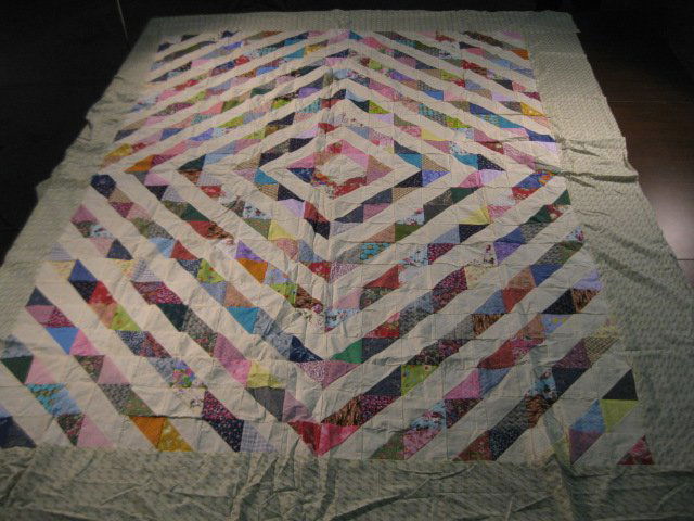 Sunshine and Shadows Top(not Quilted) is Multi Colors: Sunshine and Shadows Top(not Quilted) is Multi Colors and 86x111