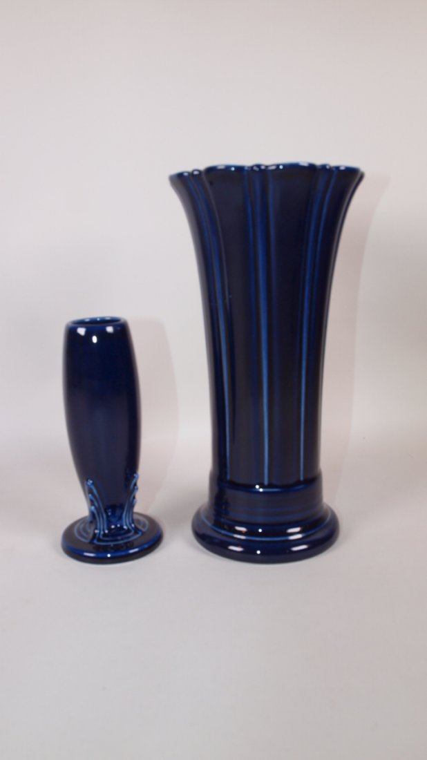 Fiesta Post 86 cobalt medium and bud vase (1 of 1)