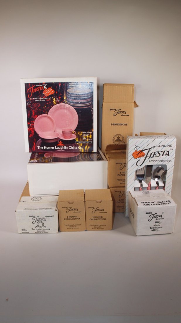 Fiesta Post 86 rose lof of 13 NIB pieces: 2-5piece (1 of 1)