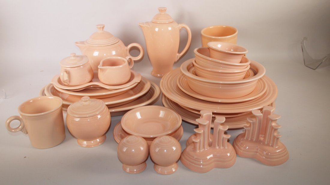 Fiesta Post 86 apricot lot of 23 assorted pieces (1 of 1)