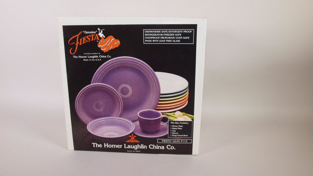 Fiesta Post 86 lilac 5 piece place setting, NIB (1 of 1)