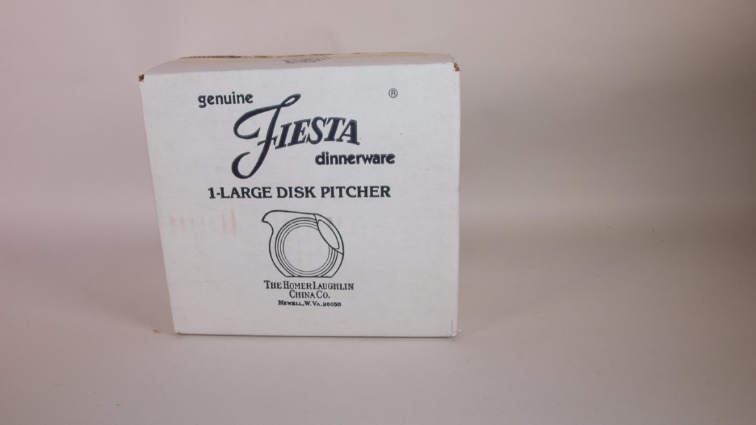 Fiesta Post 86 lilac disk water pitcher, NIB (1 of 1)