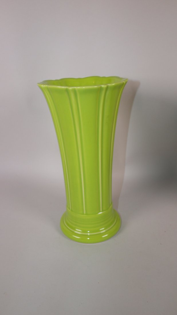 Fiesta Post 86 chartreuse medium vase (1 of 1)