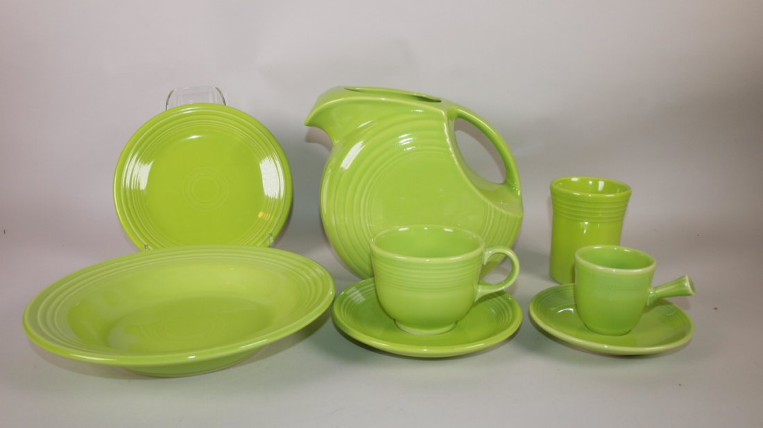 Fiesta Post 86 chartreuse lot of 6 assorted pieces (1 of 1)