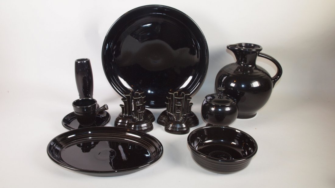 Fiesta Post 86 black lot of 8 assorted pieces (1 of 1)