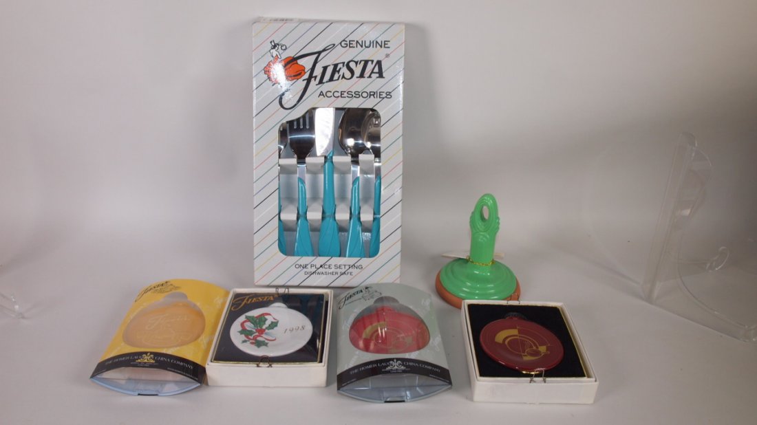 Fiesta Post 86 group:  flatware set, cookie press, and (1 of 1)