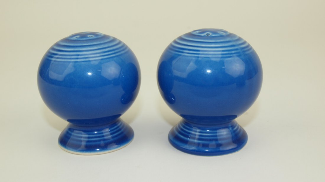 Fiesta Post 86 RARE sapphire salt & pepper shakers only (1 of 1)
