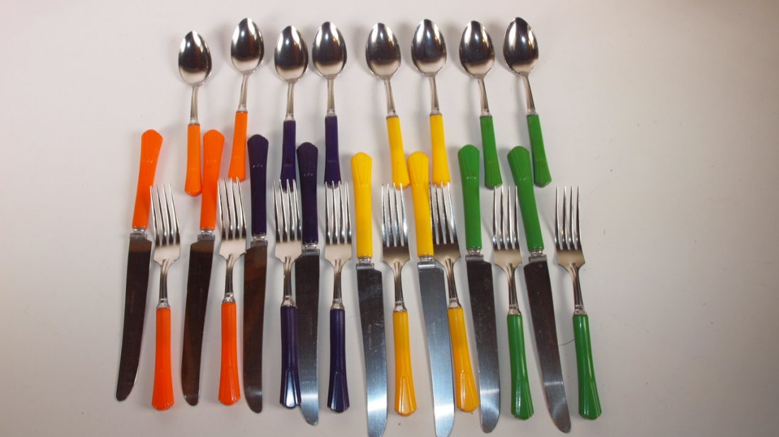 Fiesta go-along flatware set 3 pc place setting for 8, (1 of 1)